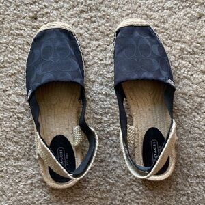 Coach Slingback Espadrilles Rayanne Size 9.5